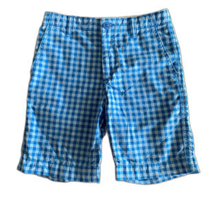 Gap Blue Gingham Chino Shorts Boys' 12